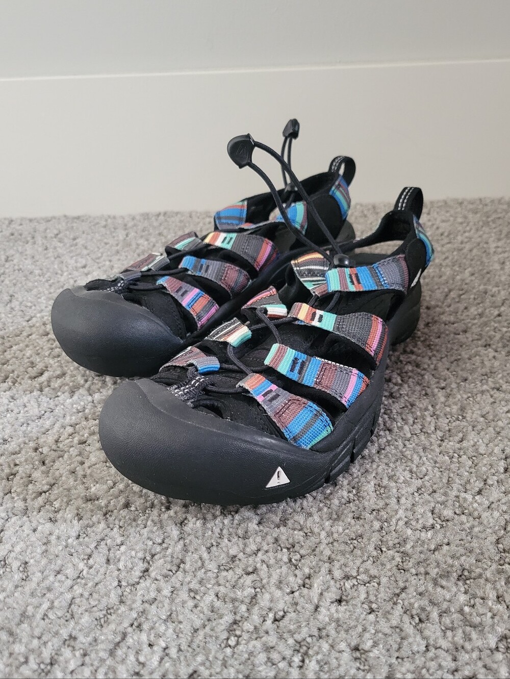 KEEN Newport H2 Sport Sandals Raya Black Multicolor Womens 9